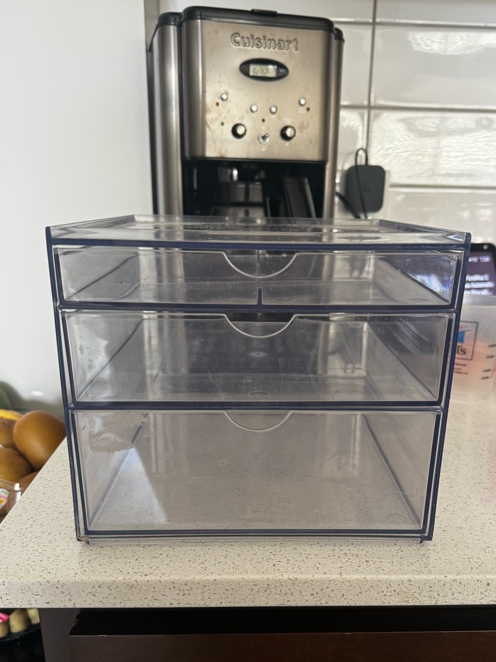 Acrylic drawers